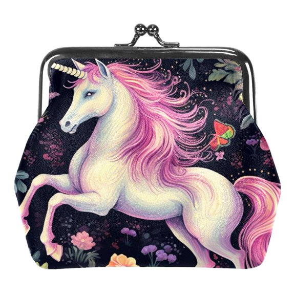 Unicorn Coin Purses Mini Wallets Vintage Pouch Bags for Gift