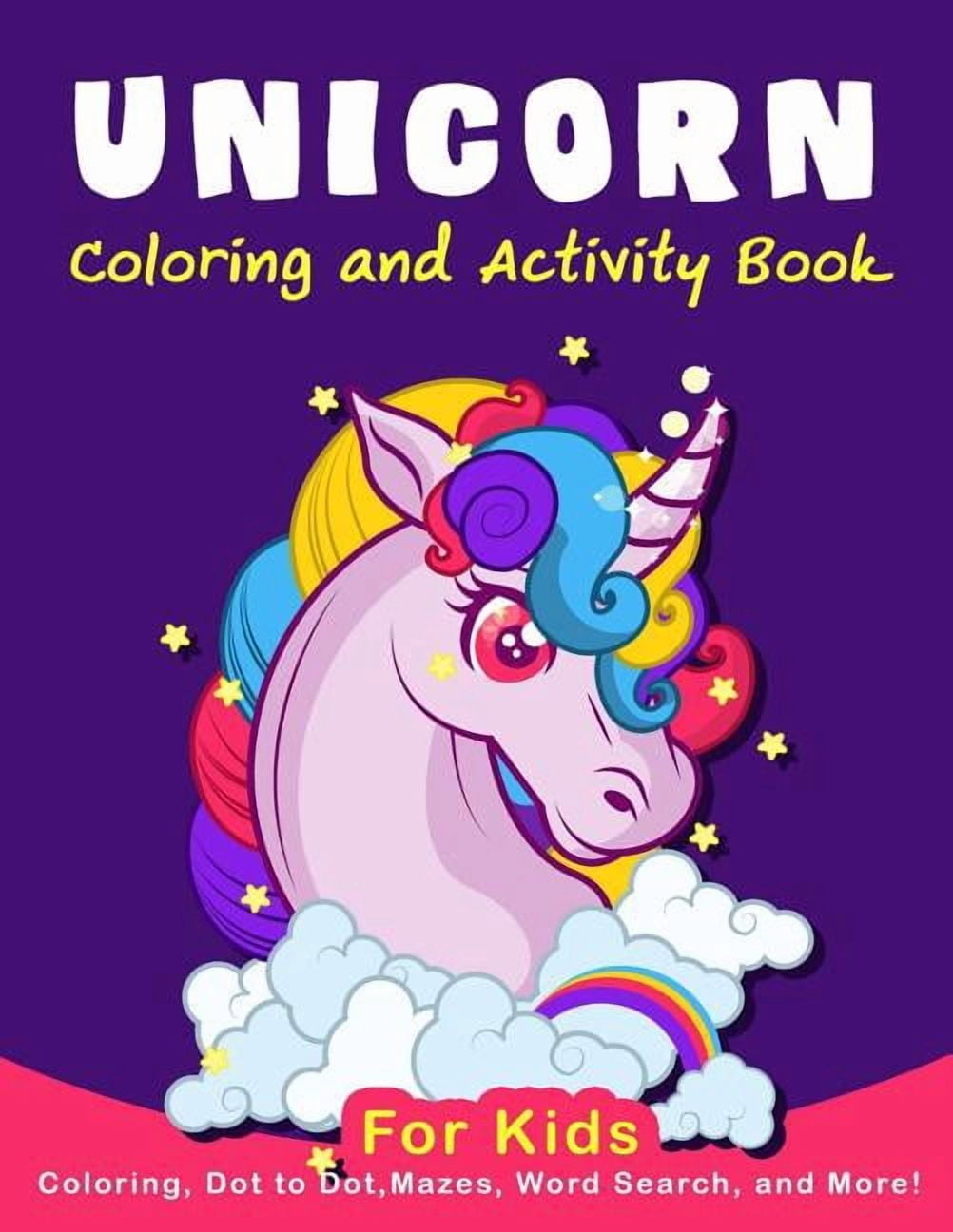 Early Learning Activity Book Unicorn Coloring Activity Book for Kids ...