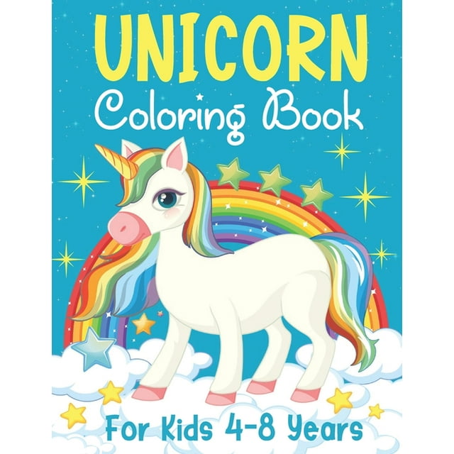 Unicorn Coloring Book For Kids 48 Years Cute and Magical Unicorns