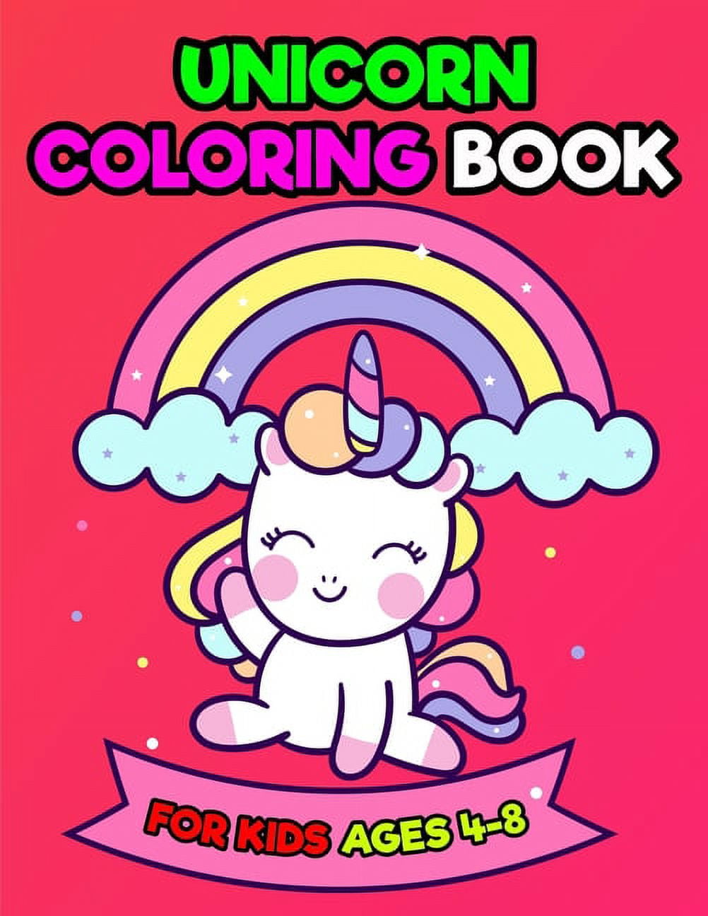 Unicorn Coloring Book For Kids Ages 4-8: А Fun, Easy and Relaxing ...