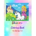 thumbnail image 1 of Unicorn Coloring Book: For Kids Ages 4-8 (Paperback), 1 of 1