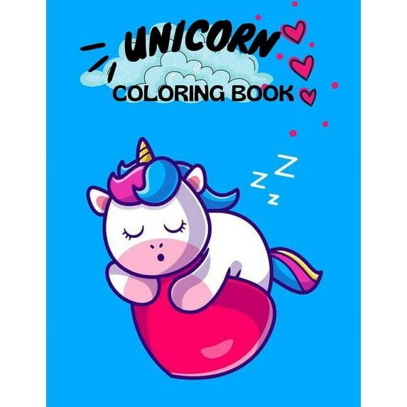 Unicorn Coloring Book: For Kids Ages 4-9/ drawing for young kids, (Paperback)