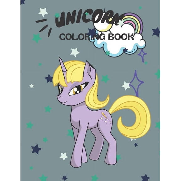 Unicorn Coloring Book: For Kids Ages 4-9/ drawing for young kids, (Paperback)