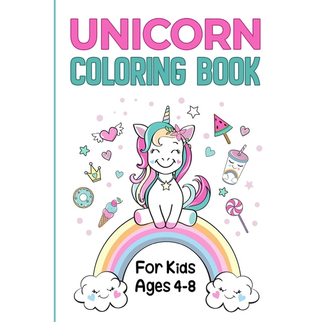 Unicorn Coloring Book : For Kids (Paperback) - Walmart.com