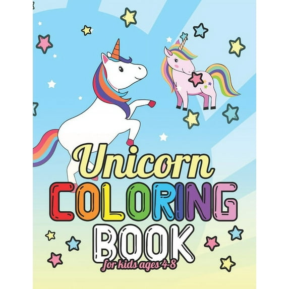 Unicorn Coloring Book: Funny Unicorns in 55 Coloring Pages Surprise Gifts for Son Daughter Birthday (Paperback)