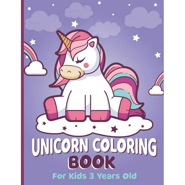 Unicorn Coloring Book for Kids 3 Years Old Unicorn Coloring Book