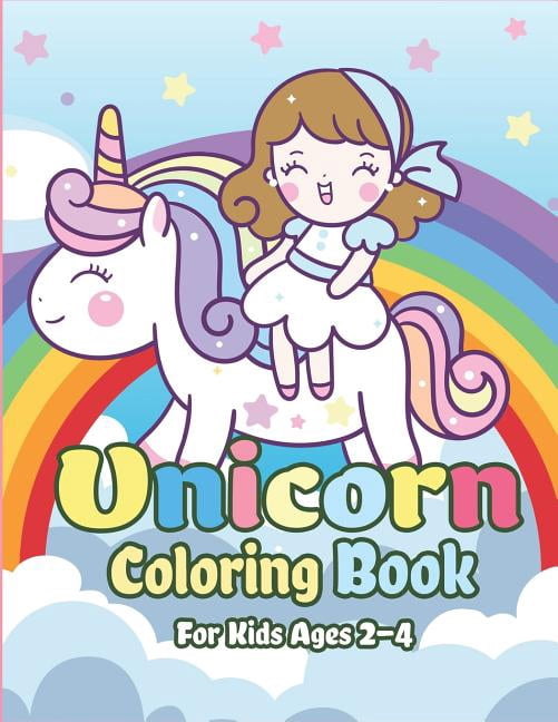 Unicorn Coloring Book for Kids Ages 2-4, Unicorn Coloring Book for Kids ...