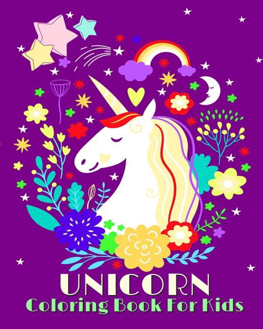 Unicorn Coloring Book For Kids: Jumbo Coloring Book and Activity Book ...