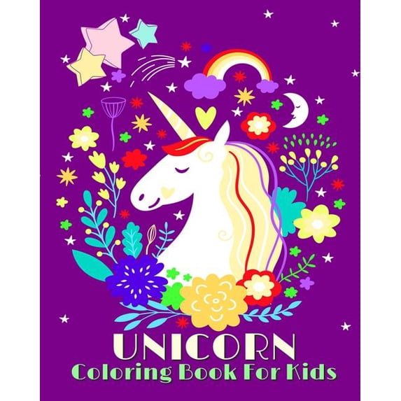 Unicorn Coloring Book For Kids: Jumbo Coloring Book and Activity Book ...