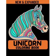 Unicorn Coloring Book New & Expanded Drawing and coloring book for kids, Paperback