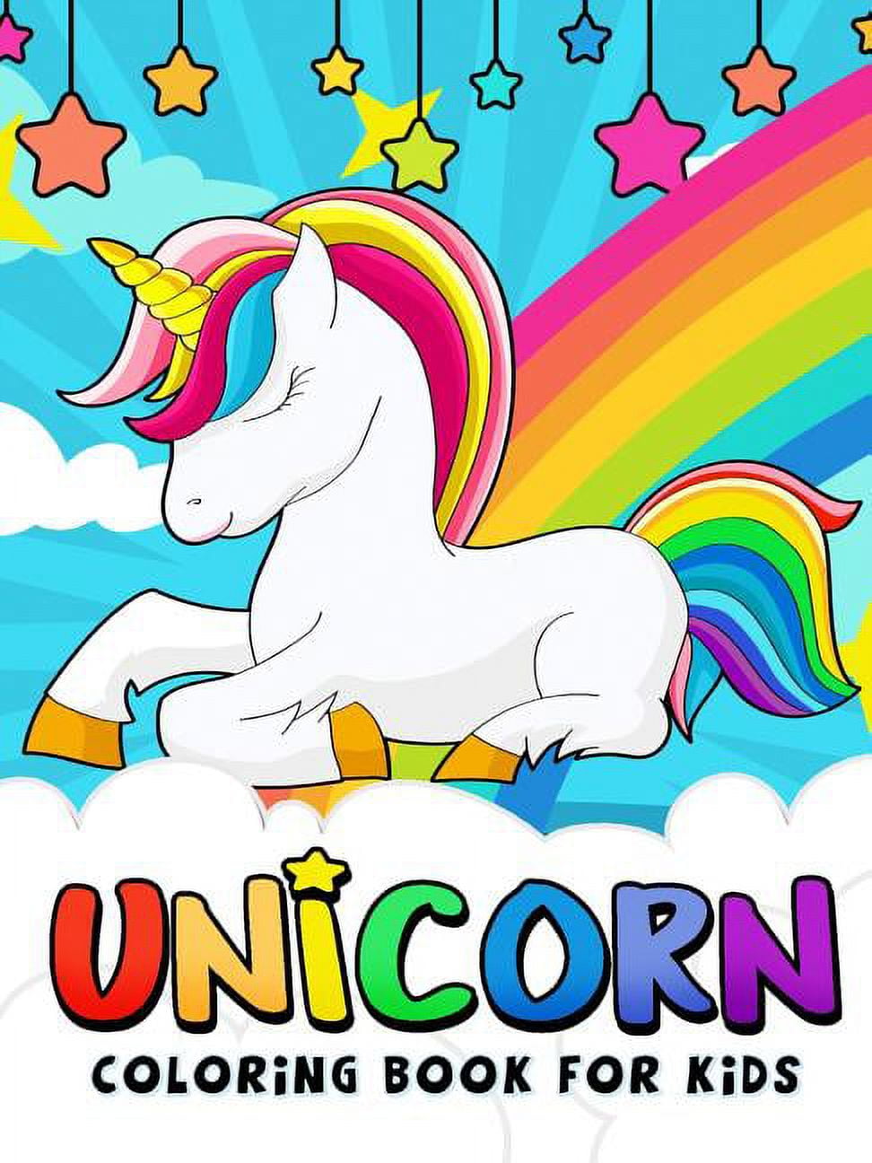 Unicorn Coloring Book, (Paperback) - Walmart.com