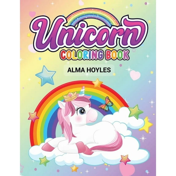 Unicorn Coloring Book: Super cute Unicorn Coloring book, (Paperback)