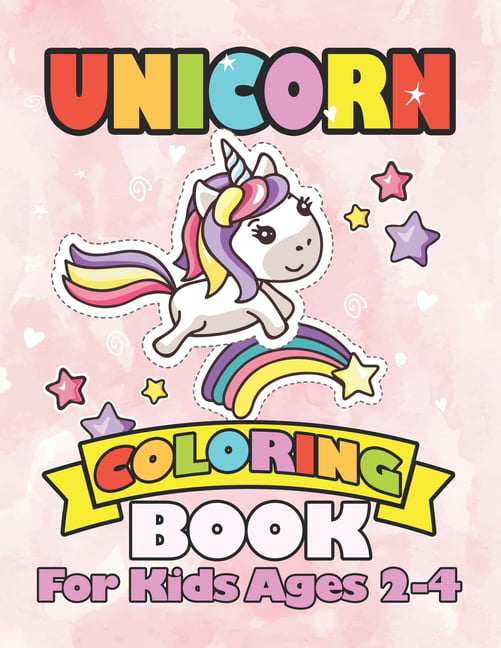 博客來-Unicorn Coloring Book: Unicorns & Rainbows, Ages 4-8, Fun