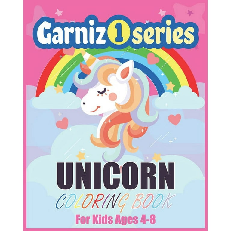 Unicorn Coloring Book: For Kids Ages 4-8: (US Edition) (Paperback)