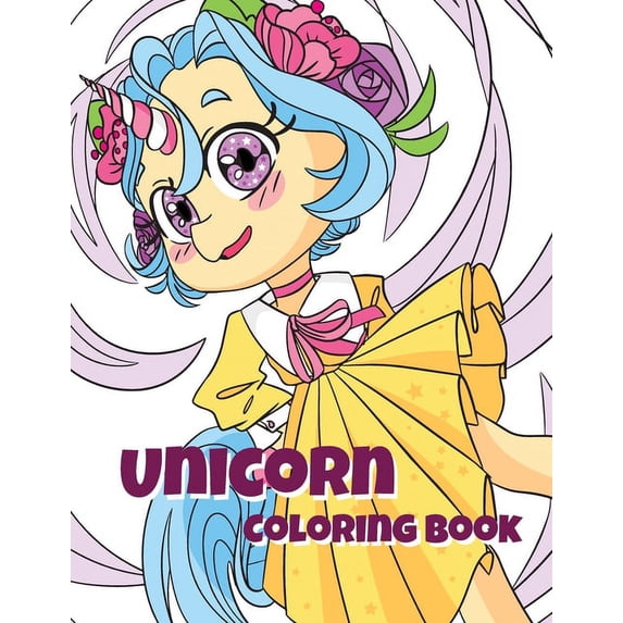 Unicorn Coloring Book, (Paperback)