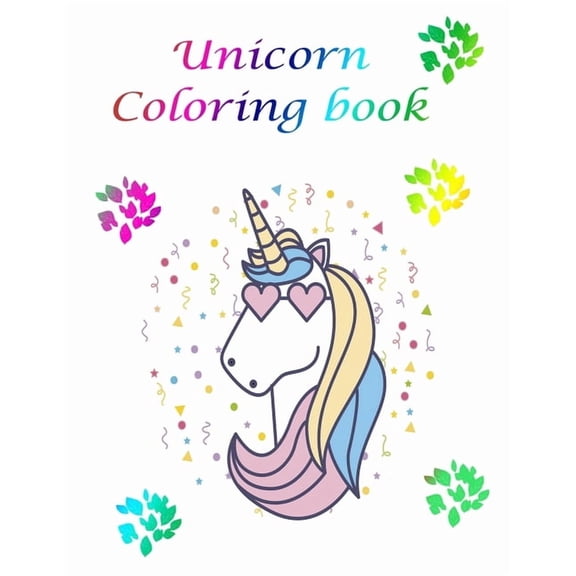 Unicorn Coloring book: Nice Coloring Book - 100 Magical Pages With Unicorns, For Kids Ages 4-8, (Paperback)