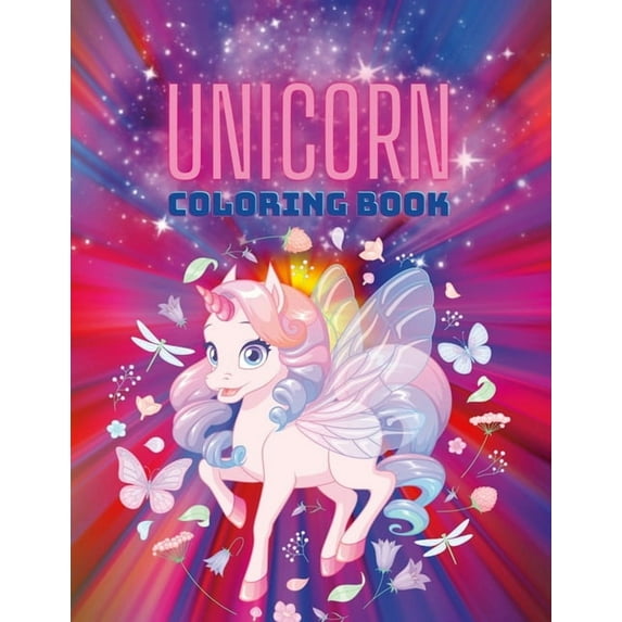Unicorn Coloring book, (Paperback)
