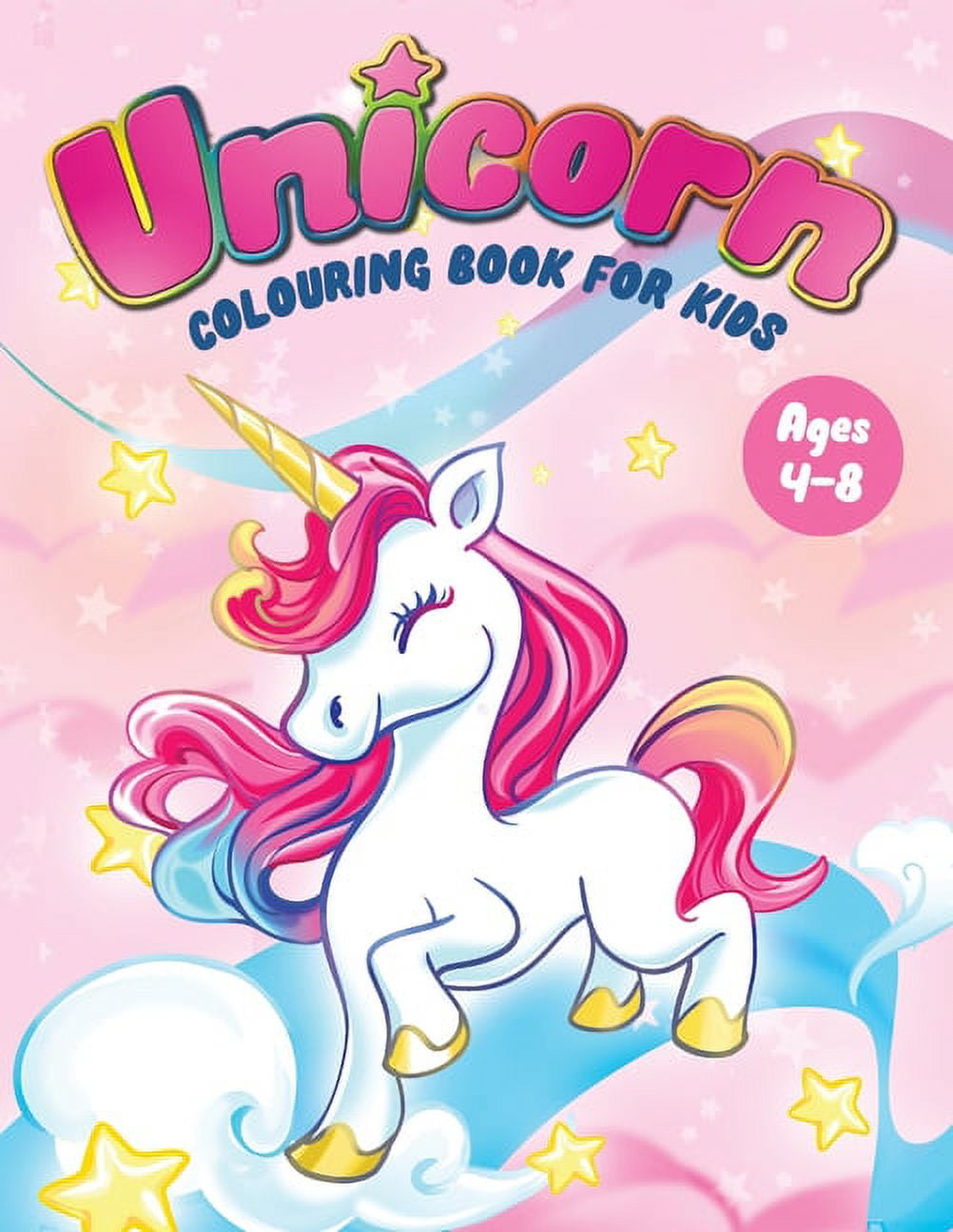 unicorn coloring book for kids ages 4-8: (The Future Teacher's