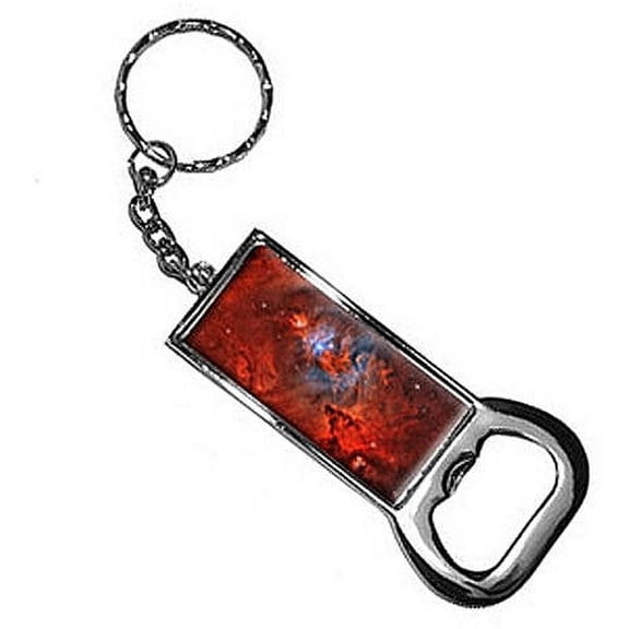 Unicorn Constellation Fox Fur Cone Nebula Christmas Tree Keychain Key Chain Ring Bottle Bottlecap Opener