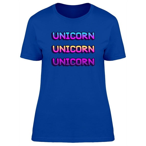 Unicorn Cool Quote T-Shirt Women -Image by Shutterstock, Female Medium