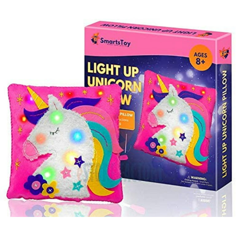 Flying Childhood Kids Sewing Kits Ages 6 7 8 9 10 11 12 DIY Unicorn Craft  kit for Girls Mermaid Crown Projects Bags Art Set Supplies
