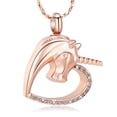 thumbnail image 1 of Unicorn Cremation Jewelry for Ashes for Women Keepsake Memorial Jewelry Urn Necklace Pendant for Ash Holder, 1 of 6