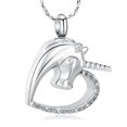 thumbnail image 1 of Unicorn Cremation Jewelry for Ashes for Women Keepsake Memorial Jewelry Urn Necklace Pendant for Ash Holder, 1 of 6