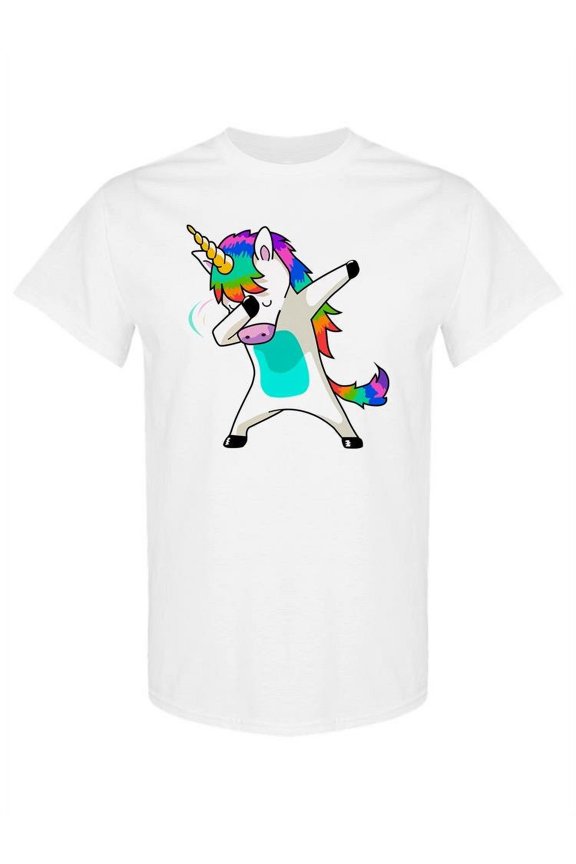 Unicorn Dabbing T-Shirt Women -SPIdeals Designs, Female Small
