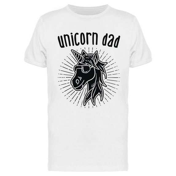 Unicorn Dad T-Shirt Men -Image by Shutterstock, Male Medium