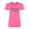thumbnail image 1 of Unicorn Design Shaped T-Shirt Women -Image by Shutterstock, Female x-Large, 1 of 2