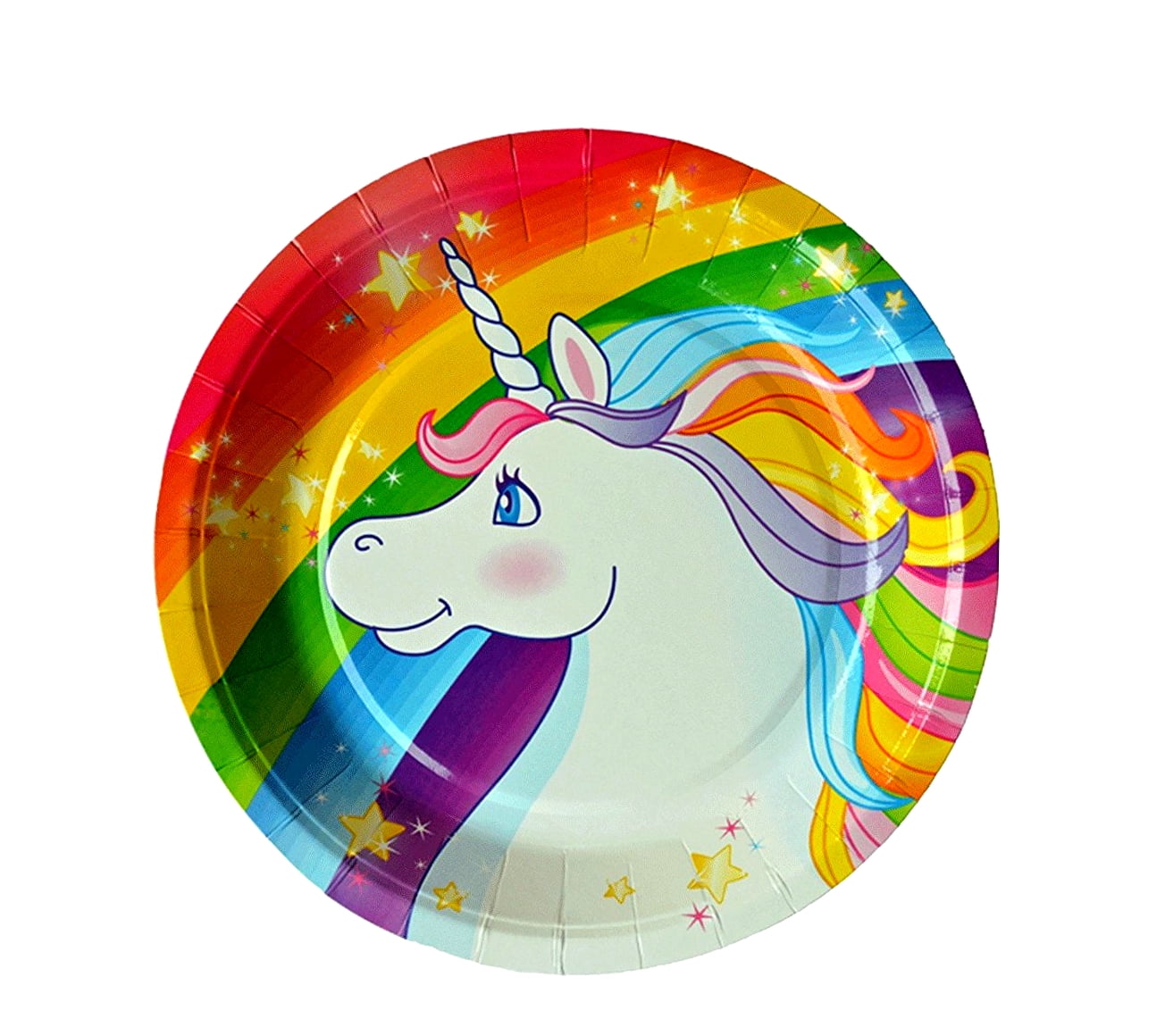 Unicorn Dessert Plates Party Supplies 8 Pieces