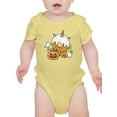 thumbnail image 1 of Unicorn Donut And Pumpkin Bodysuit Infant -Image by Shutterstock,  Newborn, 1 of 4