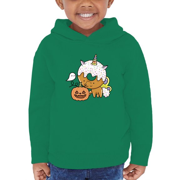 Unicorn Donut And Pumpkin Hoodie Toddler -Image by Shutterstock,  2 Toddler