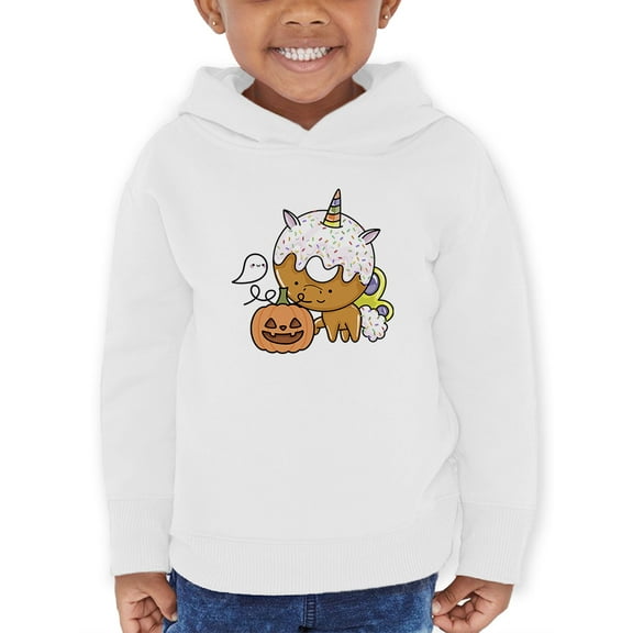 Unicorn Donut And Pumpkin Hoodie Toddler -Image by Shutterstock,  2 Toddler