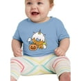 thumbnail image 1 of Unicorn Donut And Pumpkin T-Shirt Infant -Image by Shutterstock,  12 Months, 1 of 4