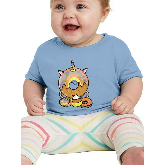 Unicorn Donut With Candycorn T-Shirt Infant -Image by Shutterstock, 12 Months