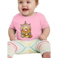thumbnail image 1 of Unicorn Donut With Candycorn T-Shirt Infant -Image by Shutterstock,  12 Months, 1 of 4
