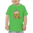 thumbnail image 1 of Unicorn Donut With Candycorn T-Shirt Toddler -Image by Shutterstock,  4 Toddler, 1 of 4