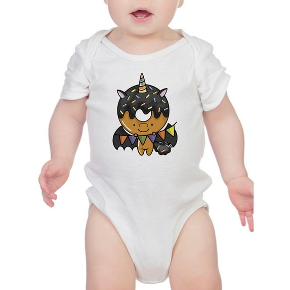 Unicorn Donut With Colorful Flag Bodysuit Infant -Image by Shutterstock,  24 Months