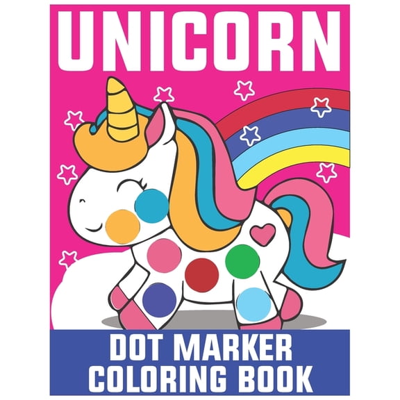 Unicorn Dot Marker Coloring Book