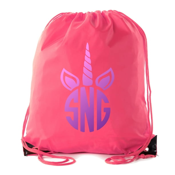 Drawstring unicorn bag clearance