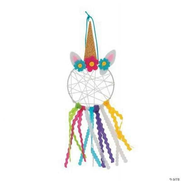 Unicorn Dream Catcher Craft Kit - Makes 6, Birthday, Craft Kits, 6 Pieces