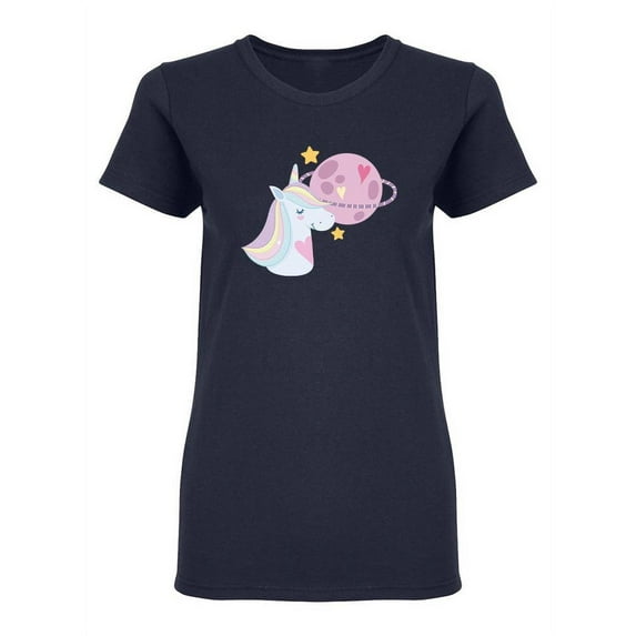 Unicorn Dream Planet Shaped Tee Women's -Image by Shutterstock