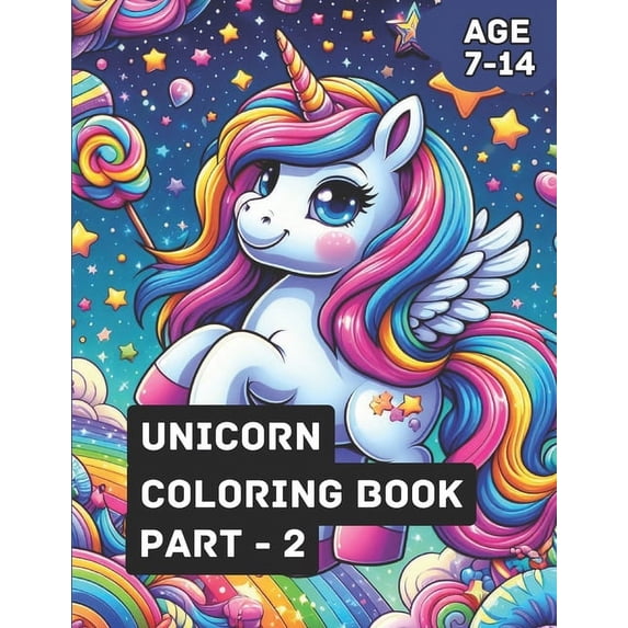 Unicorn Dreams: A Magical Coloring Journ Unicorn Coloring book - Part 2: Unicorn Dreams: A Magical Coloring Journey for Kids, (Paperback)