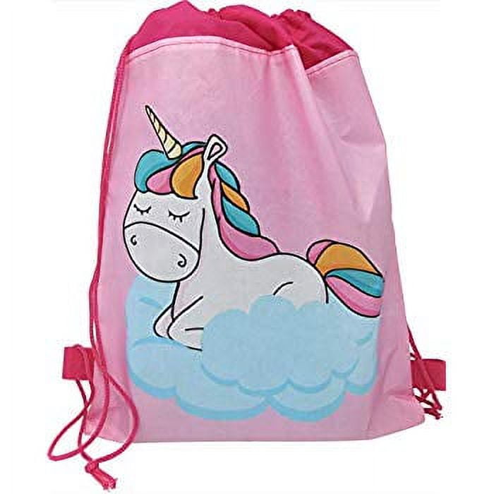 Unicorn Dreams Party Favor Drawstring Loot Bags Birthday Supplies