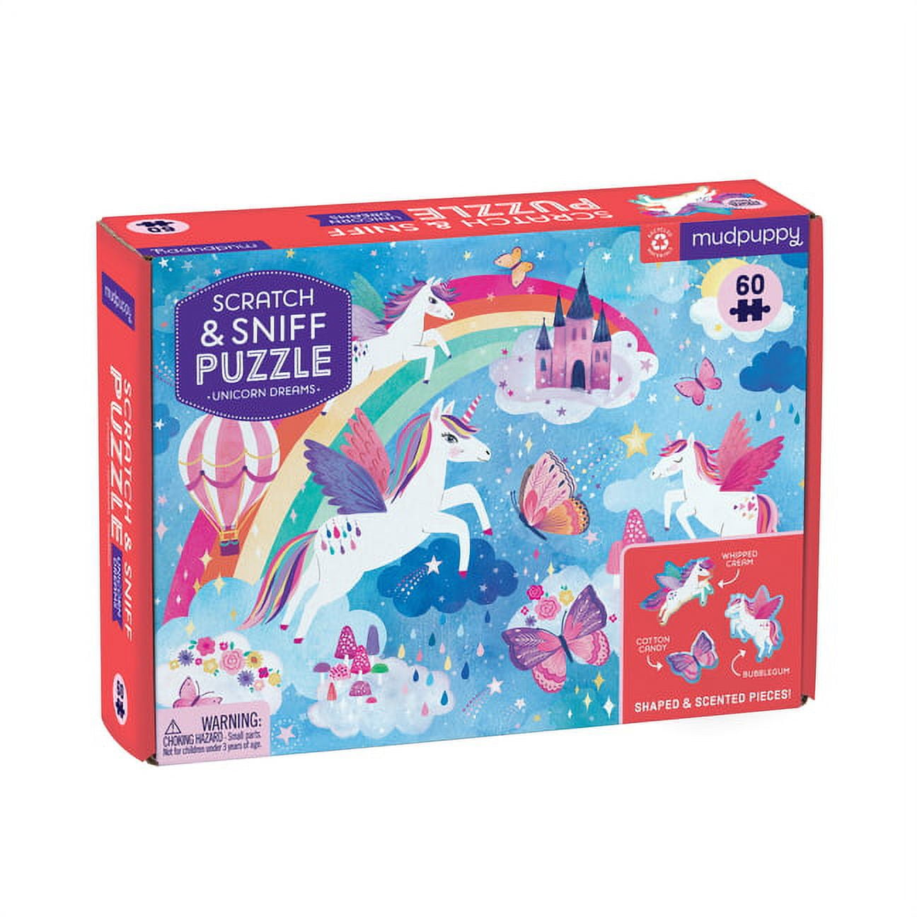 Unicorn Dreams Scratch and Sniff Puzzle -- Mudpuppy