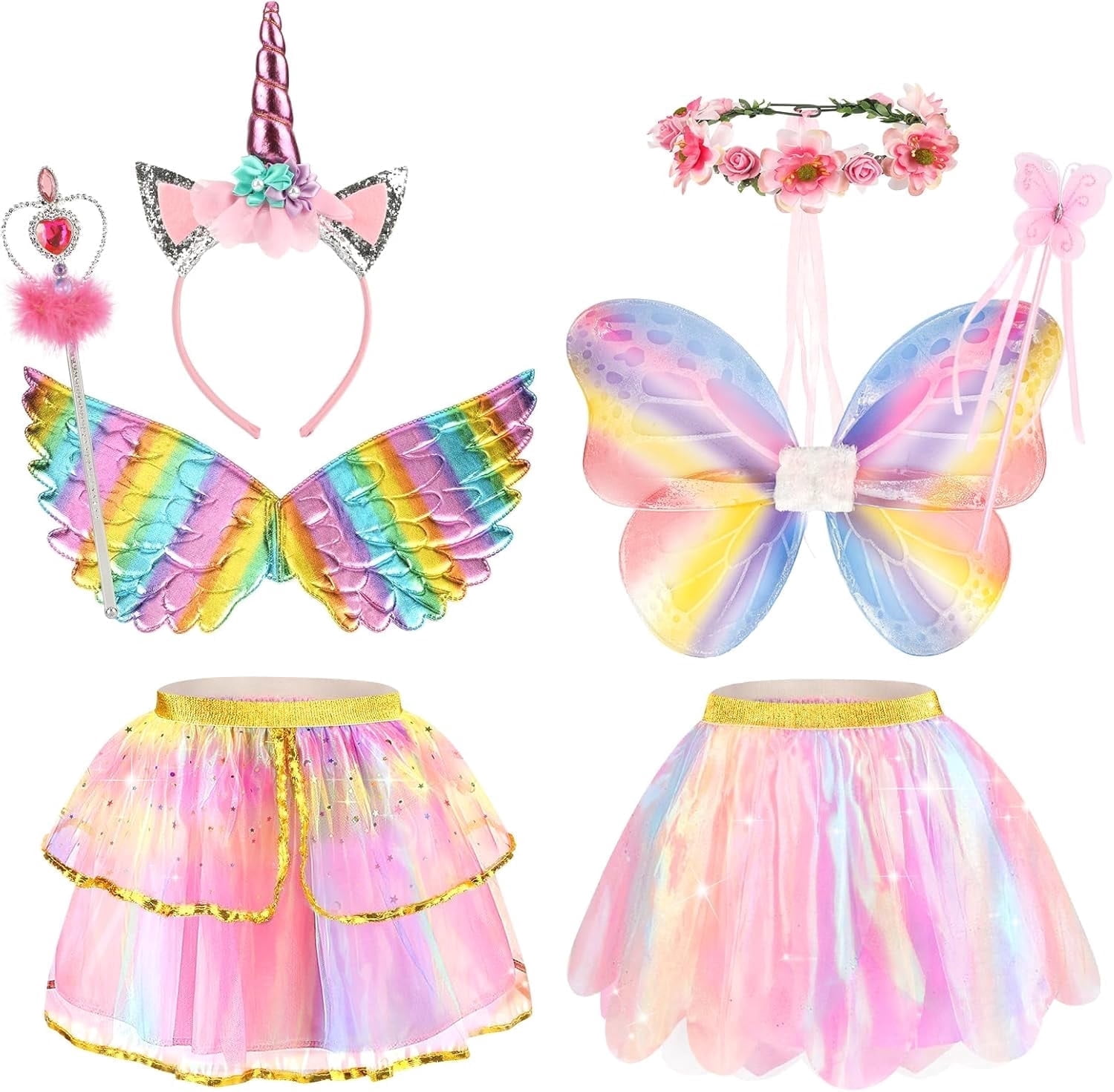 sachin and babi light blue dress Fairy Dress in White main image 0