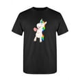 thumbnail image 1 of Unicorn Eating Watermelon T-Shirt Women -SPIdeals Designs, Female Small, 1 of 4