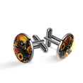thumbnail image 1 of Unicorn Elegant Stainless Steel Men's Cufflinks Set for Formal Attire, Made of Silver Jewelry, for Business Meetings and Special Occasions, 1 of 6