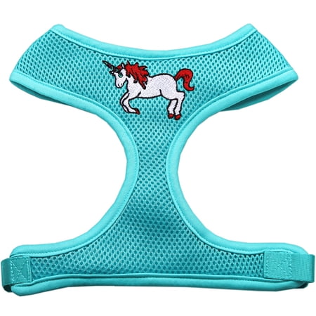 Unicorn Embroidered Soft Mesh Pet Harness